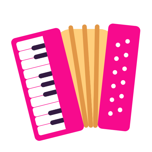Microsoft design of the accordion emoji verson:Windows-11-23H2