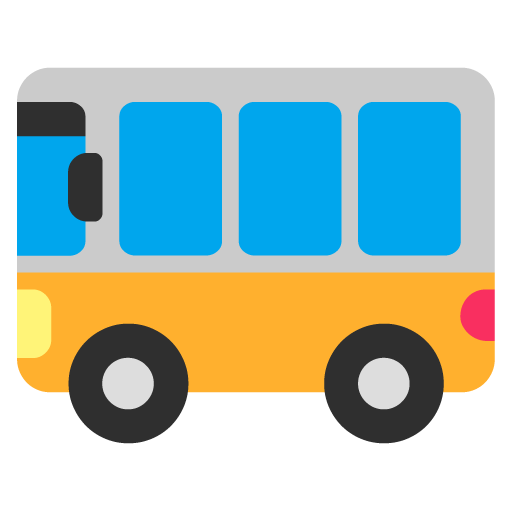 Microsoft design of the bus emoji verson:Windows-11-22H2