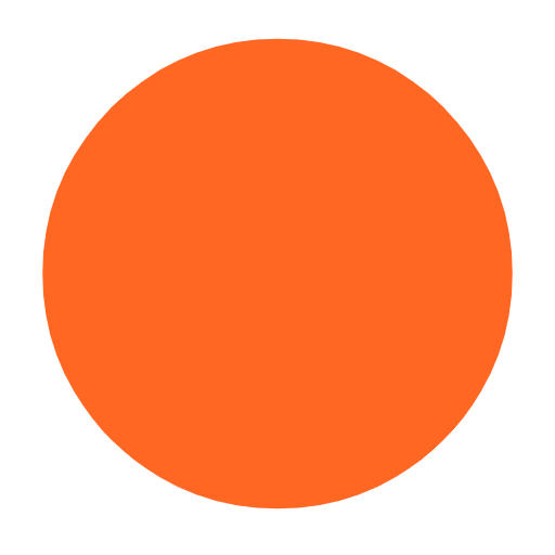 Microsoft design of the orange circle emoji verson:Windows-11-23H2