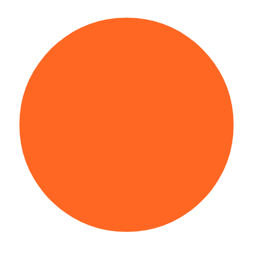 Microsoft design of the orange circle emoji verson:Windows-11-23H2