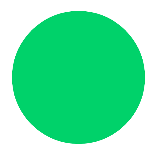 Microsoft design of the green circle emoji verson:Windows-11-23H2