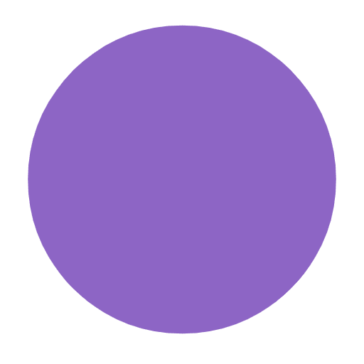 Microsoft design of the purple circle emoji verson:Windows-11-23H2