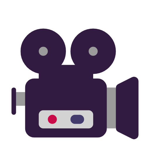 Microsoft design of the movie camera emoji verson:Windows-11-23H2