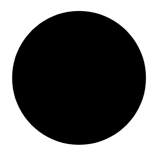 Microsoft design of the black circle emoji verson:Windows-11-23H2