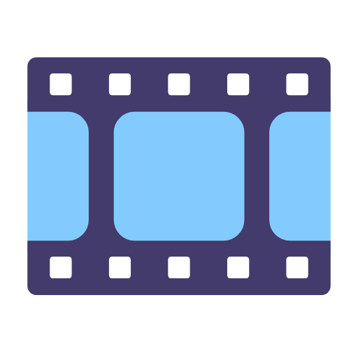 Microsoft design of the film frames emoji verson:Windows-11-23H2