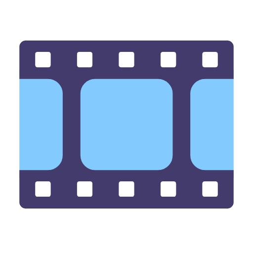 Microsoft design of the film frames emoji verson:Windows-11-23H2