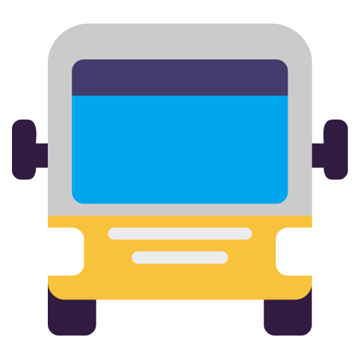 Microsoft design of the oncoming bus emoji verson:Windows-11-22H2