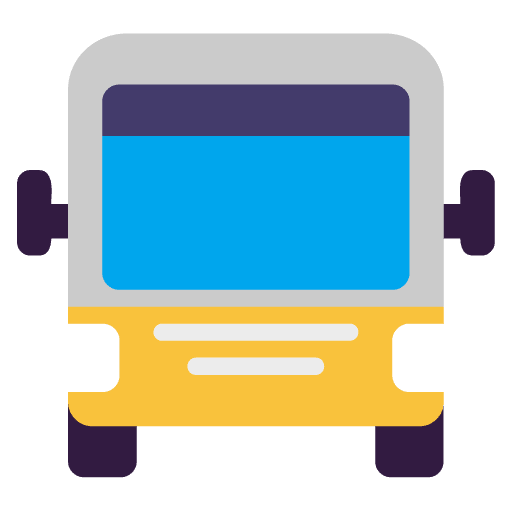 Microsoft design of the oncoming bus emoji verson:Windows-11-22H2