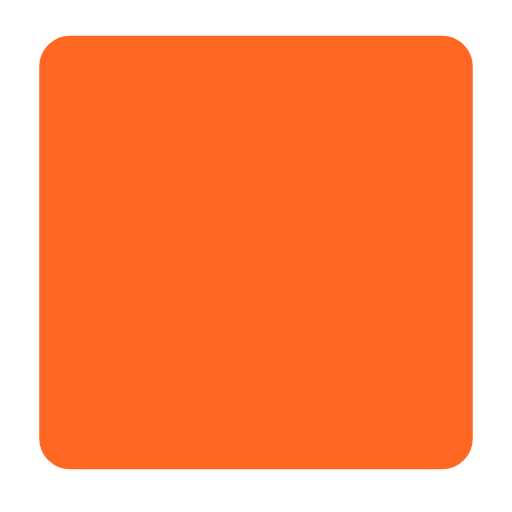 Microsoft design of the orange square emoji verson:Windows-11-23H2
