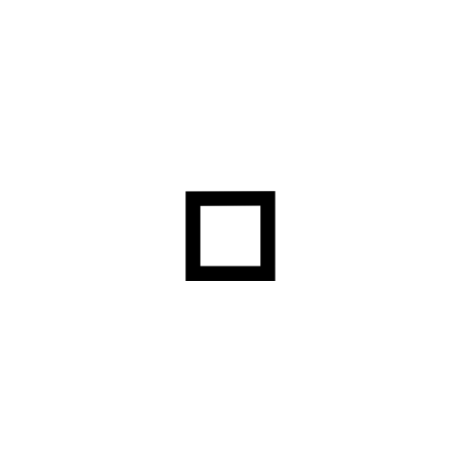 Microsoft design of the white small square emoji verson:Windows-11-23H2