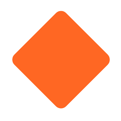 Microsoft design of the large orange diamond emoji verson:Windows-11-23H2