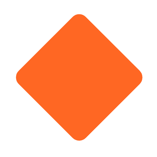 Microsoft design of the large orange diamond emoji verson:Windows-11-23H2
