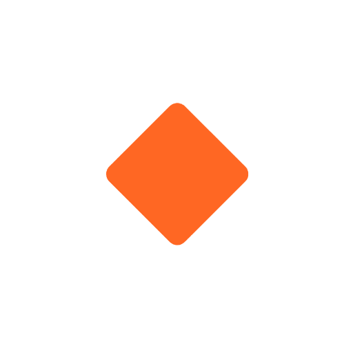 Microsoft design of the small orange diamond emoji verson:Windows-11-23H2