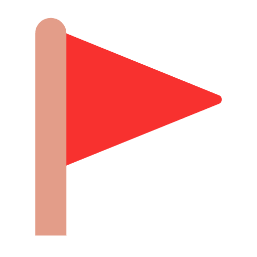 Microsoft design of the triangular flag emoji verson:Windows-11-23H2