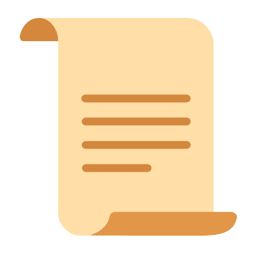 Microsoft design of the scroll emoji verson:Windows-11-23H2