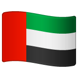 Whatsapp design of the flag: United Arab Emirates emoji verson:2.23.2.72