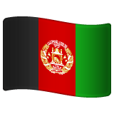 Whatsapp design of the flag: Afghanistan emoji verson:2.23.2.72