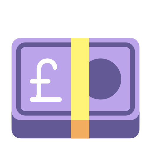 Microsoft design of the pound banknote emoji verson:Windows-11-23H2