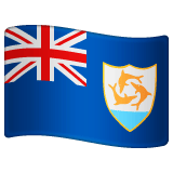 Whatsapp design of the flag: Anguilla emoji verson:2.23.2.72