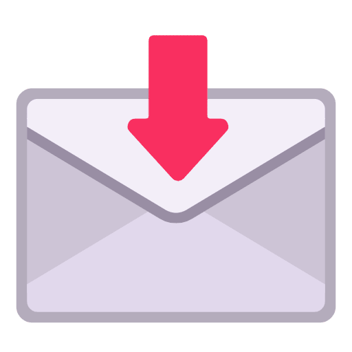 Microsoft design of the envelope with arrow emoji verson:Windows-11-23H2