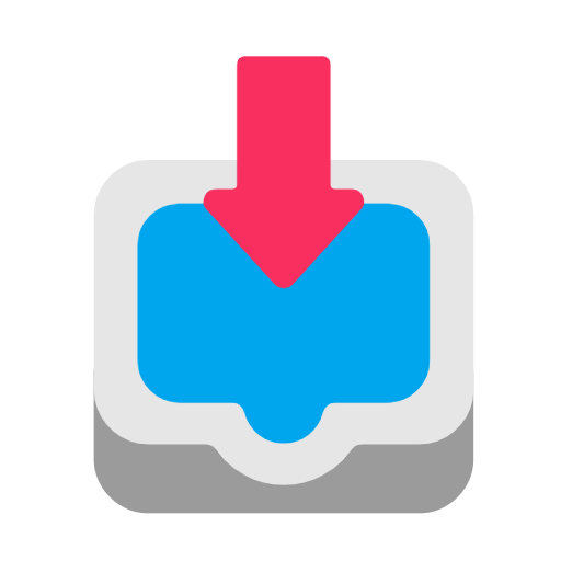 Microsoft design of the inbox tray emoji verson:Windows-11-23H2