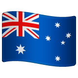 Whatsapp design of the flag: Australia emoji verson:2.23.2.72