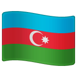 Whatsapp design of the flag: Azerbaijan emoji verson:2.23.2.72