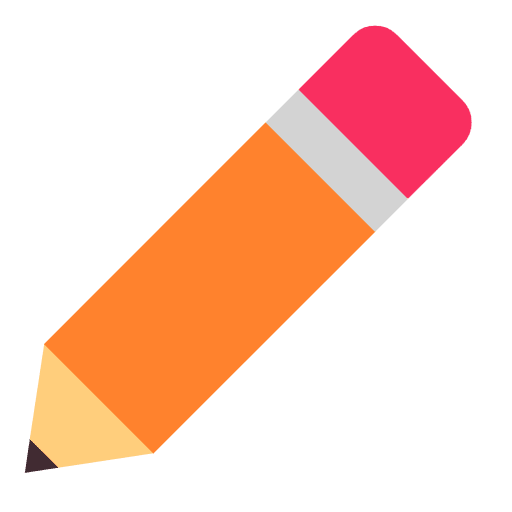 Microsoft design of the pencil emoji verson:Windows-11-23H2