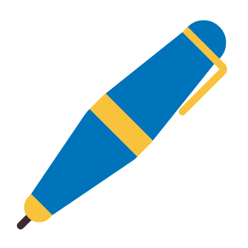 Microsoft design of the pen emoji verson:Windows-11-23H2
