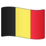 Whatsapp design of the flag: Belgium emoji verson:2.23.2.72