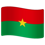 Whatsapp design of the flag: Burkina Faso emoji verson:2.23.2.72