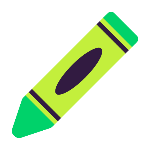 Microsoft design of the crayon emoji verson:Windows-11-23H2