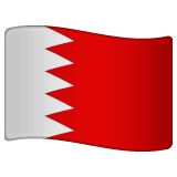 Whatsapp design of the flag: Bahrain emoji verson:2.23.2.72