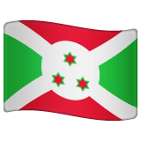 Whatsapp design of the flag: Burundi emoji verson:2.23.2.72