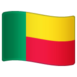Whatsapp design of the flag: Benin emoji verson:2.23.2.72