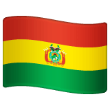 Whatsapp design of the flag: Bolivia emoji verson:2.23.2.72