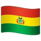 Whatsapp design of the flag: Bolivia emoji verson:2.23.2.72