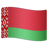 Whatsapp design of the flag: Belarus emoji verson:2.23.2.72