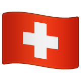 Whatsapp design of the flag: Switzerland emoji verson:2.23.2.72