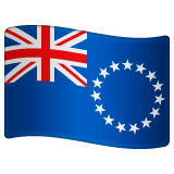 Whatsapp design of the flag: Cook Islands emoji verson:2.23.2.72