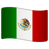 Whatsapp design of the flag: Mexico emoji verson:2.23.2.72