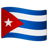 Whatsapp design of the flag: Cuba emoji verson:2.23.2.72