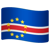Whatsapp design of the flag: Cape Verde emoji verson:2.23.2.72
