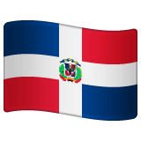 Whatsapp design of the flag: Dominican Republic emoji verson:2.23.2.72