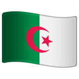 Whatsapp design of the flag: Algeria emoji verson:2.23.2.72