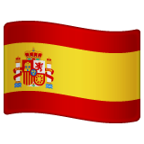 Whatsapp design of the flag: Spain emoji verson:2.23.2.72