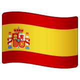 Whatsapp design of the flag: Spain emoji verson:2.23.2.72