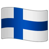 Whatsapp design of the flag: Finland emoji verson:2.23.2.72