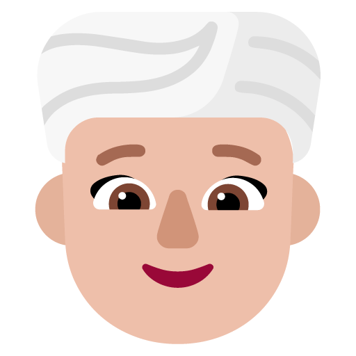 Microsoft design of the woman wearing turban: medium-light skin tone emoji verson:Windows-11-22H2