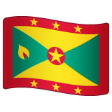 Whatsapp design of the flag: Grenada emoji verson:2.23.2.72